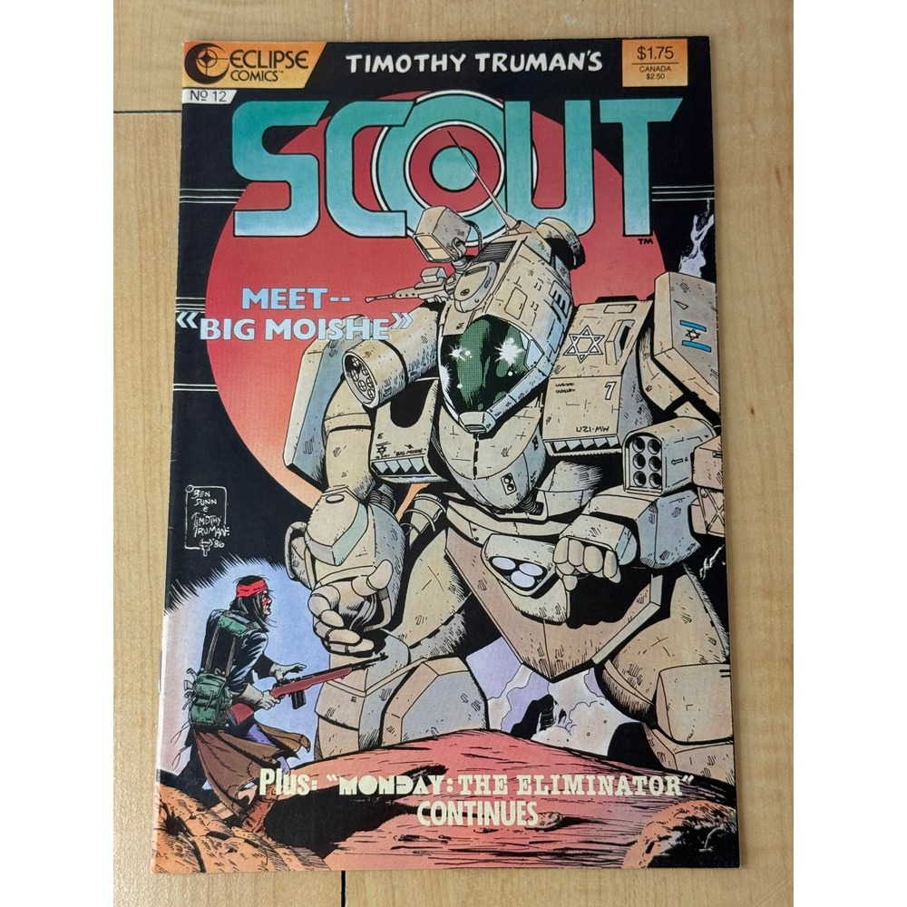 Scout 12 Eclipse Comics 1986 Timothy Truman Big Moishe Monday The Eliminator